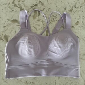 Like a Cloud Longline Bra - Light Support (Lilac)
